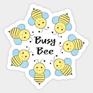 Cute Busy Bee Sticker